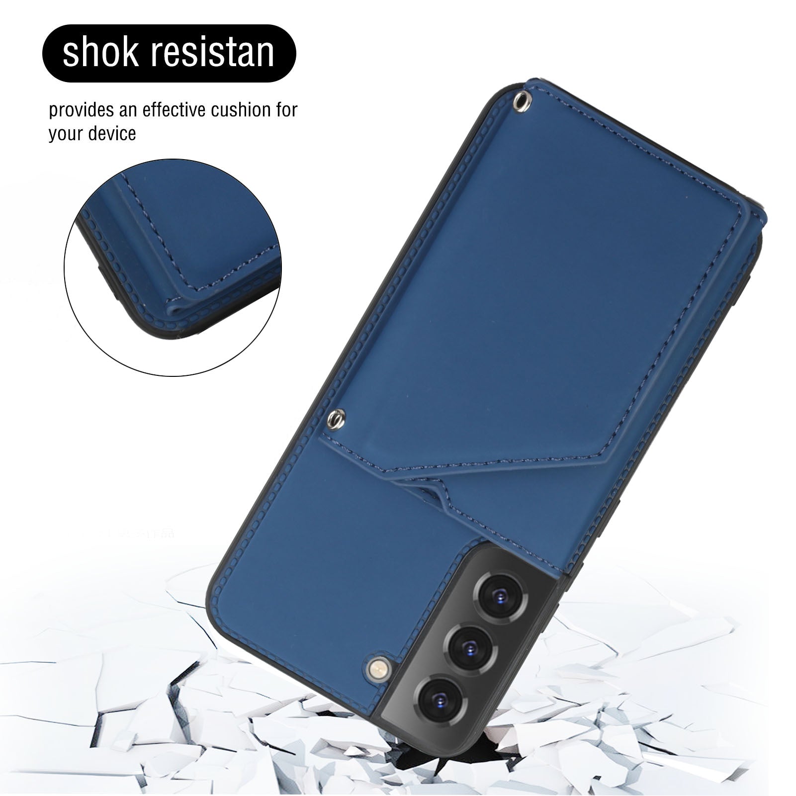 YB Leather Coating Series-2 Phone Case for Samsung Galaxy S23 Kickstand Card Holder PU Leather Coated TPU Cover with Strap YB Leather Coating Series-2 Phone Case for Samsung Galaxy S23 Kickstand Card Holder PU Leather Coated TPU Cover with Strap